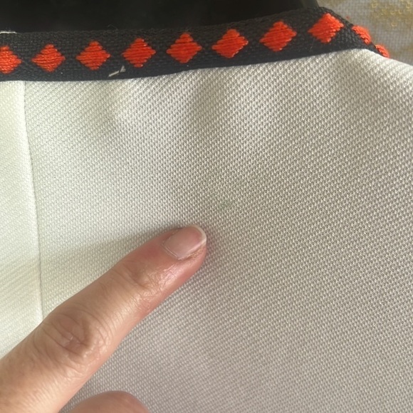 Zara White Wrap Short Sleeve Dress With Contrast Trim Size S - Picture 17 of 17